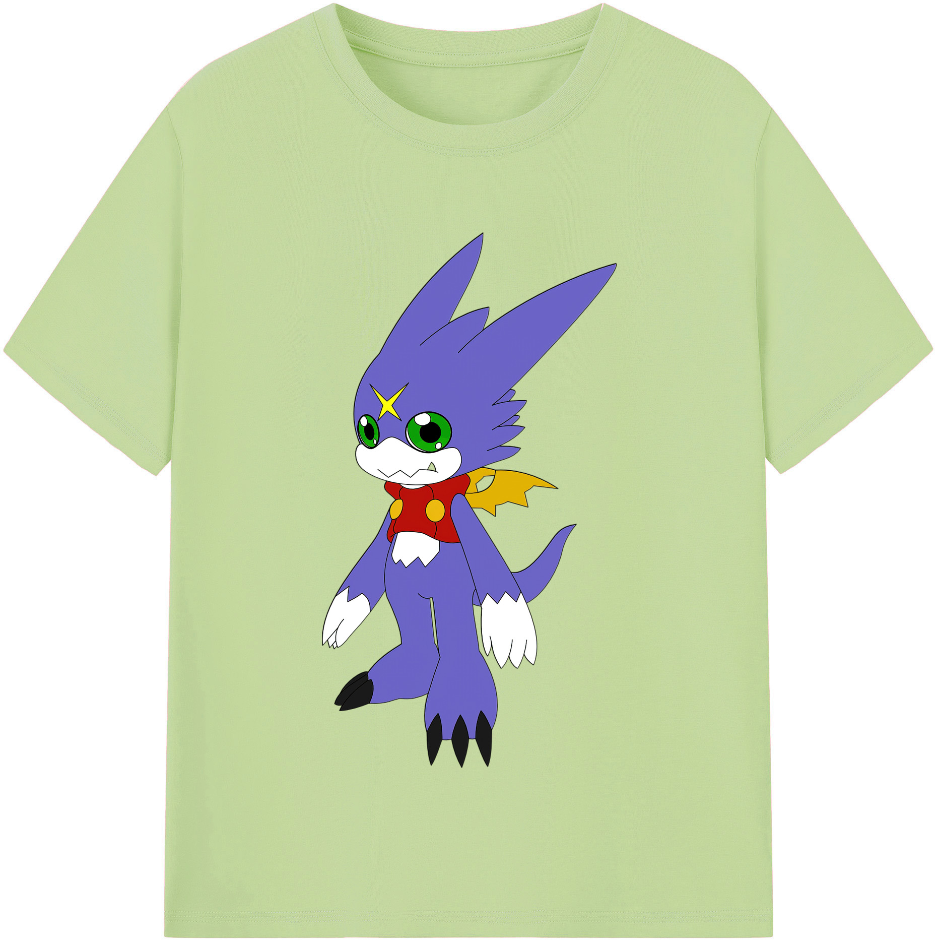 （画像用） Digimon デジタルモンスター/デジモン 綿100％半袖Tシャツ（フロントプリント）